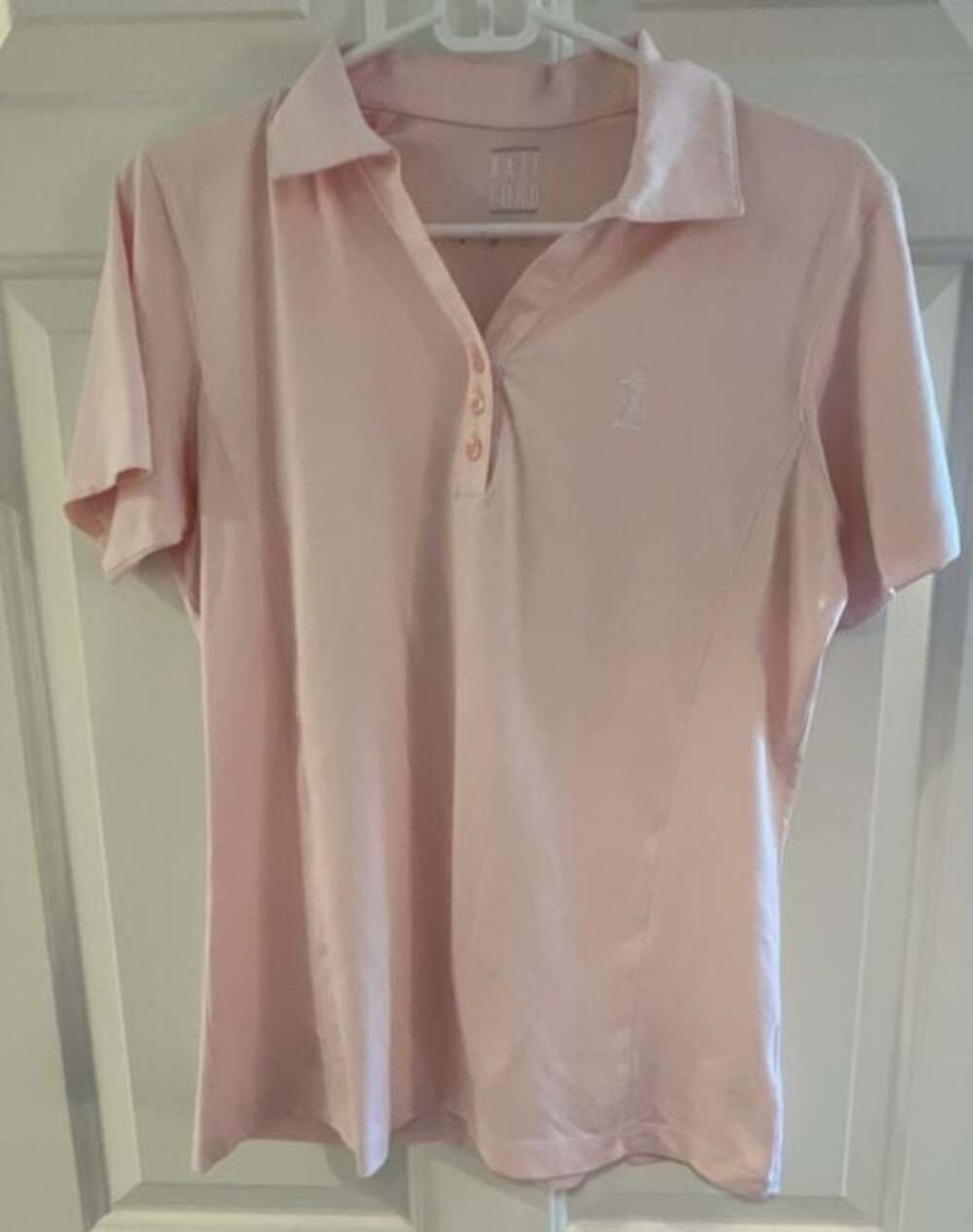 Kate Lord Women's Pink Polo Shirt Medium